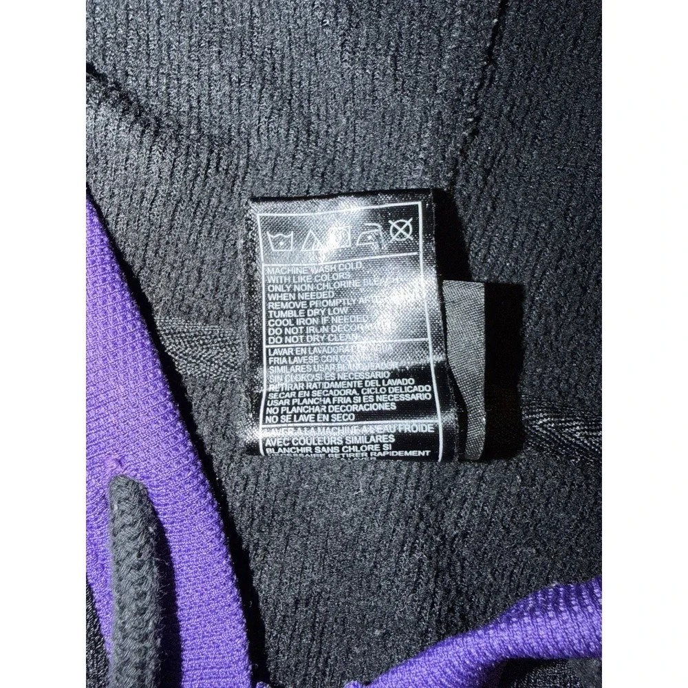 Sacramento Kings Mens L Black NBA Basketball Zip Up Hoodie - Flaws See Pics